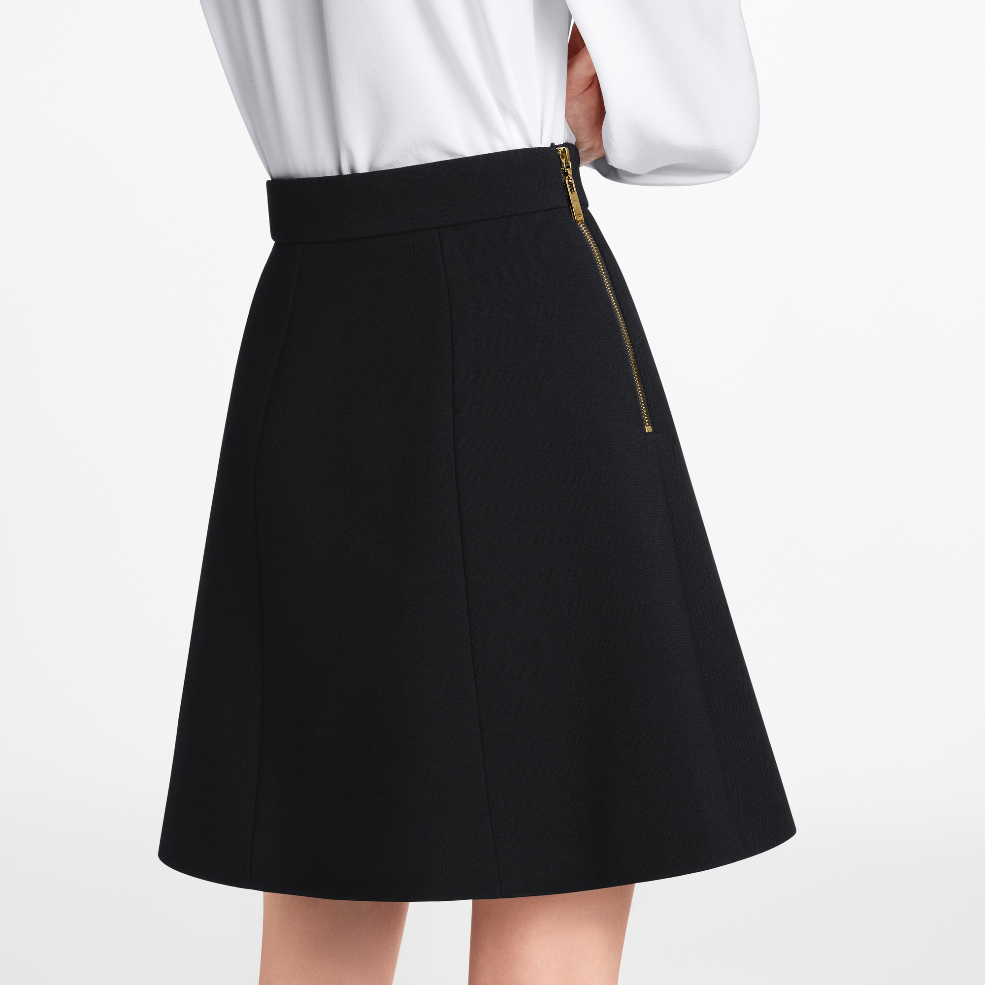 LOUIS VUITTON 人気ブラックAラインスカート ミニスカートレディース Chain Detail A-Line Mini Skirt - Ready-to-Wear | LOUIS VUITTON